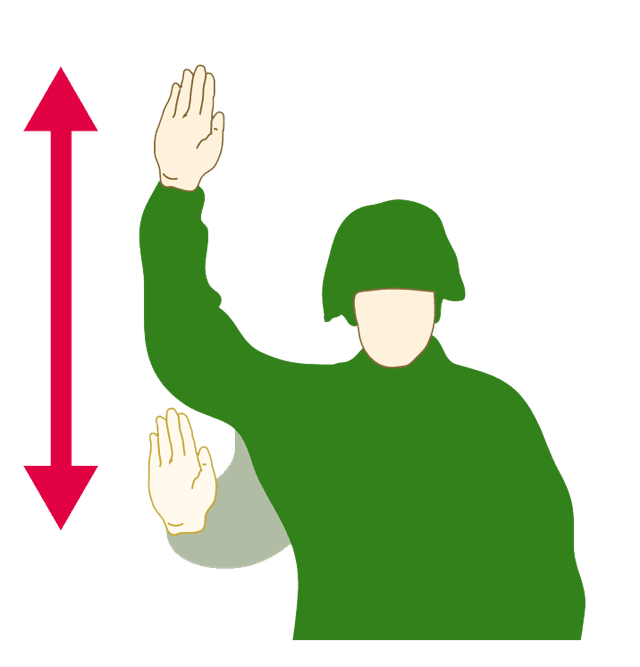 Handtecken: Kön marschfärdig – uppmärksamhet påkallas