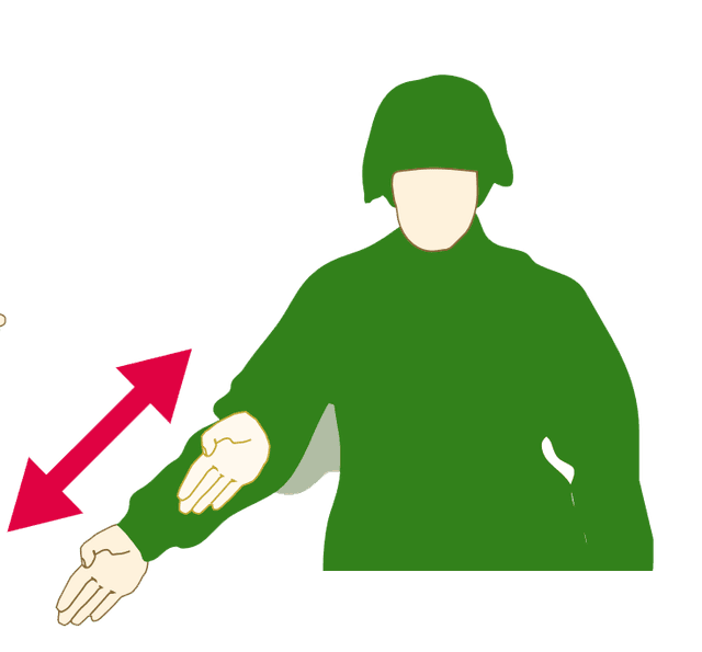 Handtecken: Motorcykelordonnans fram