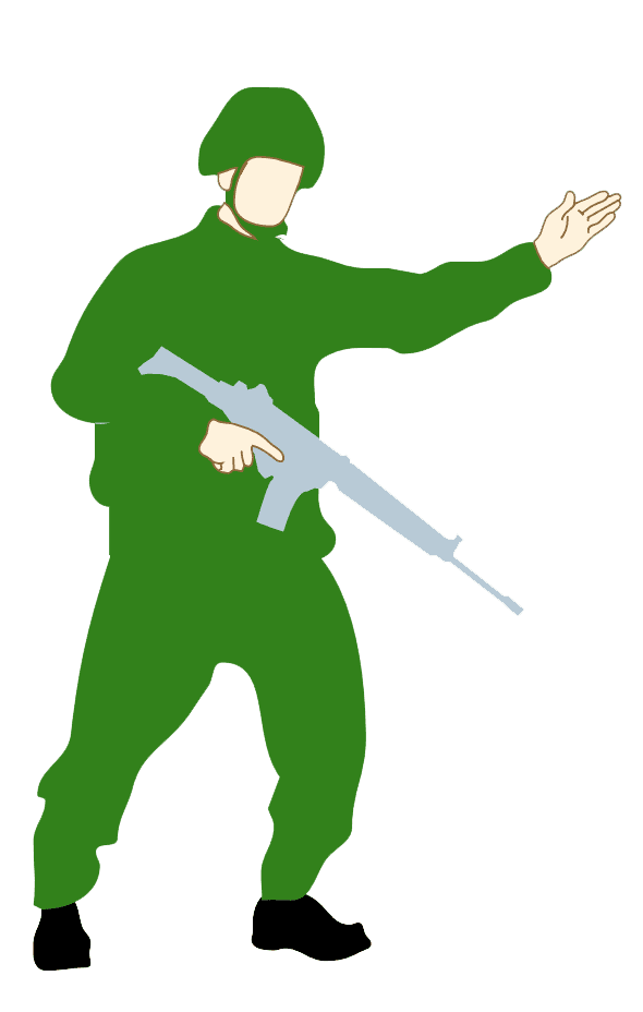 Handtecken: Förflyttning i utpekad riktning