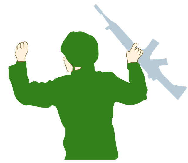 Handtecken: Skyttesvärm