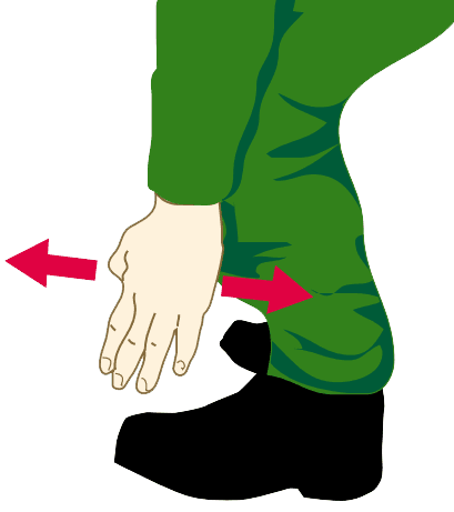 Handtecken: Spårmarkering